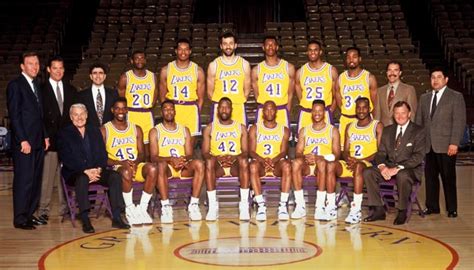 los angeles lakers roster 1991